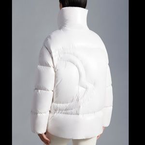 Moncler White Puffer Jacket